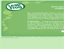 Tablet Screenshot of lflab.leapfrog.com